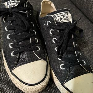 Sparkling Limited Edition Black & Cream Converse All Star